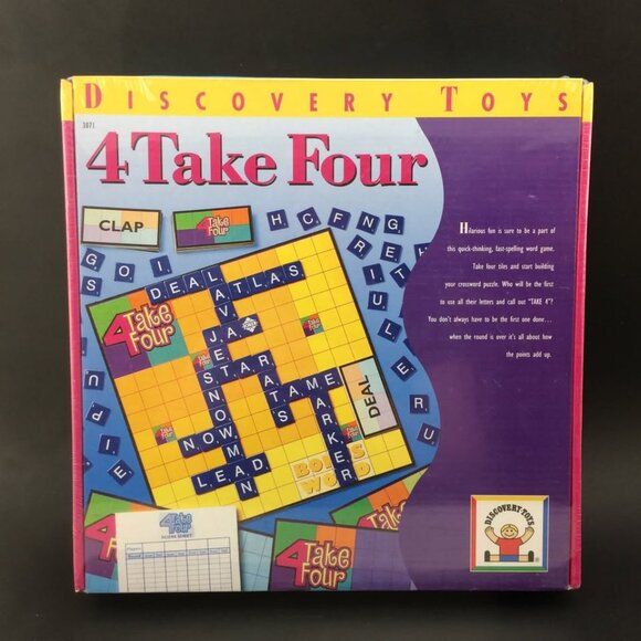 Discovery Toys 3071 4 Take Four Spelling Crossword Game Teacher Homeschool - Picture 1 of 4
